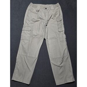 Propper Pants Mens 34x30 Beige Straight Work Ripstop Cargo Stretch Waist